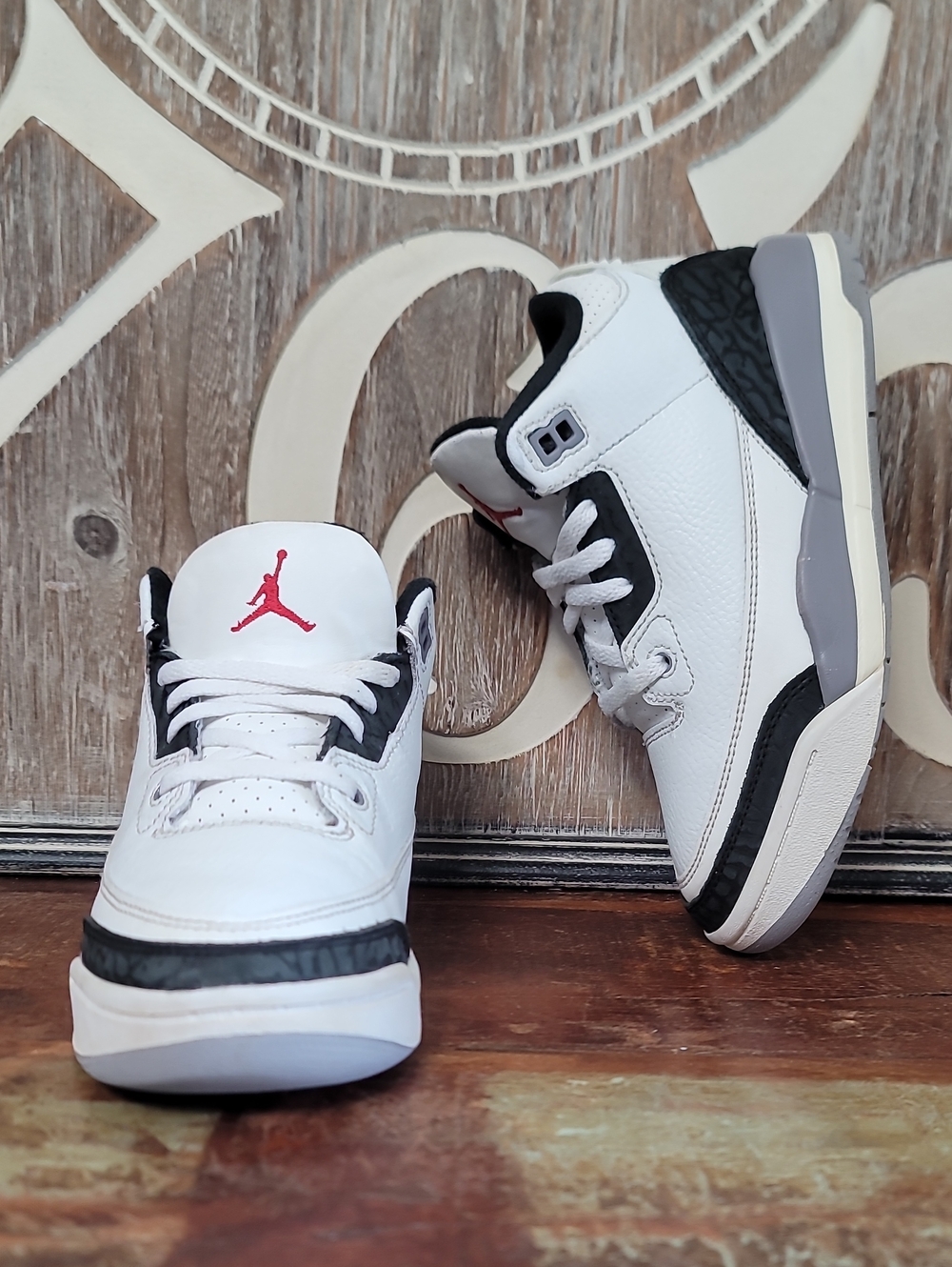 🔥 Nike Air Jordan 3 Retro 'Cement Grey' 1Y Good Condition, Fast Shipping